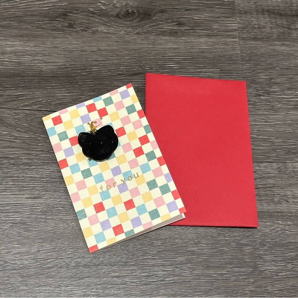 Mizuhiki Charm of Cat Multipurpose Card ❘ Invitation Card ❘ Gift Card ❘ Birthday - Picture 2 of 5